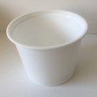 Pot plastique 500 ml dia 115 transparent ou blanc