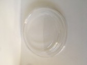 couvercle plastique PET pour boite salade ronde 1250