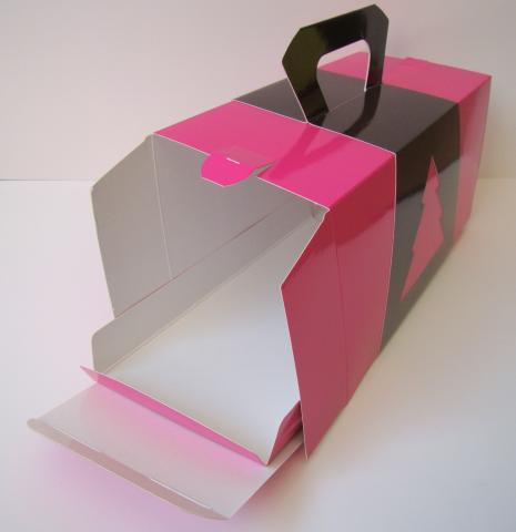 boite rectangulaire type buche avec plateau et poignée optionnelle